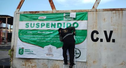 Secretaría de Medio Ambiente clausura deposito de pipas por incendio en Juárez