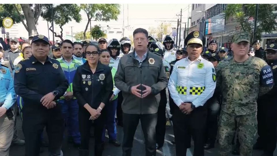 Pablo Vázquez, titular de la SSC de la CDMX.