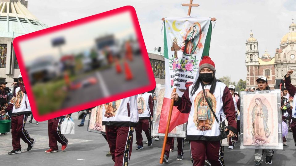 Accidentes viales cobran la vida de peregrinos que acuden a la Basílica de Guadalupe.