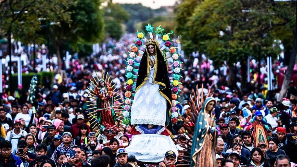 La alcaldía GAM reportó que no hubo incidentes graves entre los feligreses que visitaron la Basílica de Guadalupe.