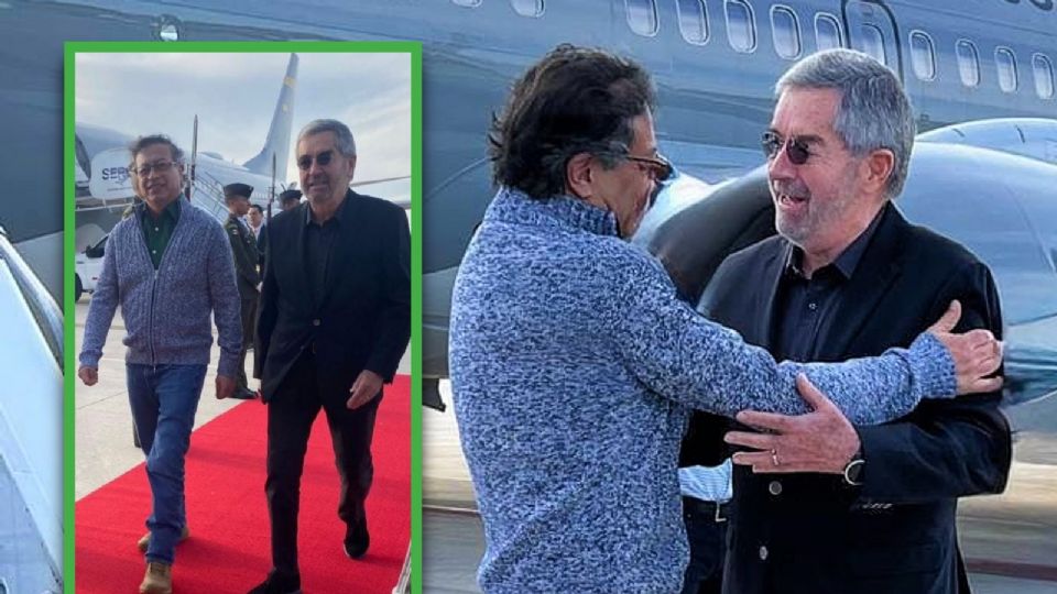 Presidente de Colombia, Gustavo Petro, llega a México.