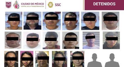 Concretó SSC detención de 19 personas en seis acciones operativas en Coyoacán