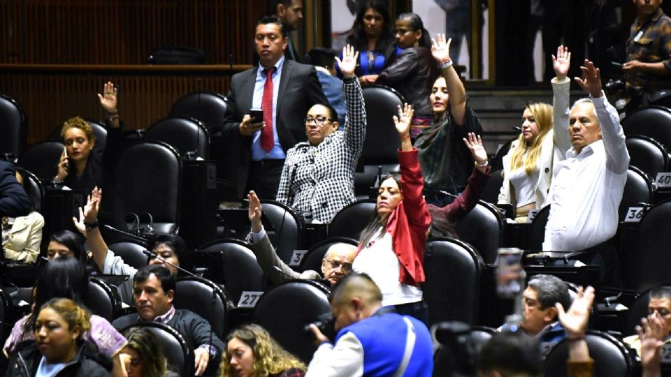 Sesión en la Cámara de Diputados.