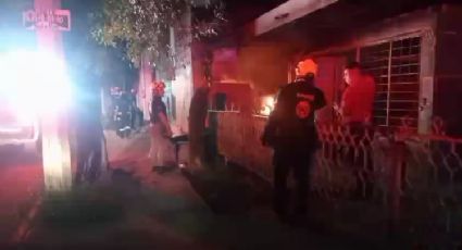 Incendio consume casa en Mitras Centro, Monterrey