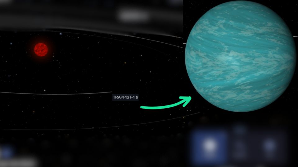 Los científicos abren la puerta a que el exoplaneta Trappist-1 b pueda tener atmósfera.