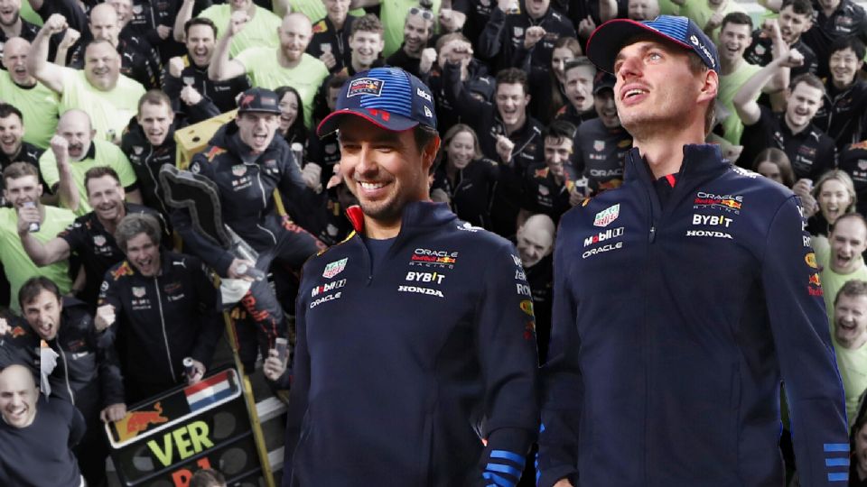 Max Verstappen y 'Checo' Pérez lograron tres campeonatos mundiales de pilotos en Red Bull