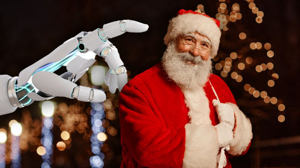 La tecnología te permite mantener una conversación en tiempo real con Santa Claus.