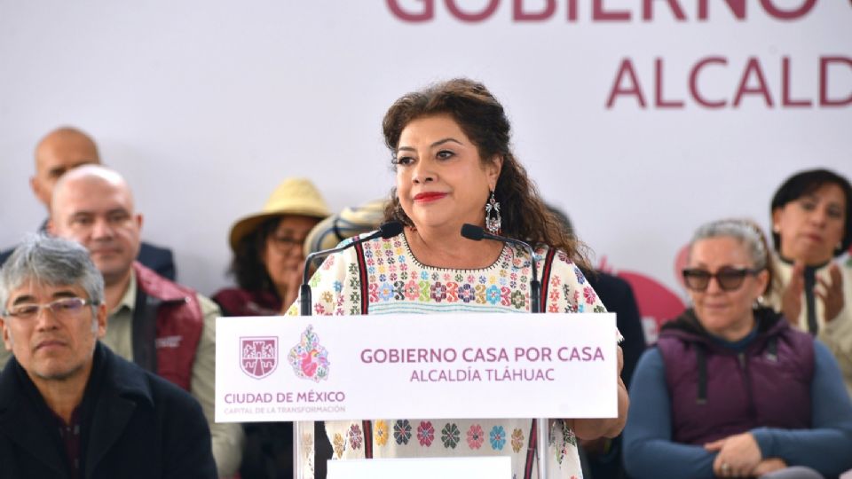 Clara Brugada, jefa de Gobierno de la CDMX.