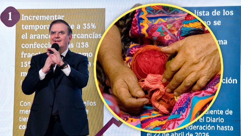 Gobierno de Claudia Sheinbaum anuncia aranceles a la industria textil.