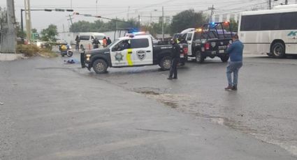 Mujer muere atropellada en Carretera Apodaca Juárez