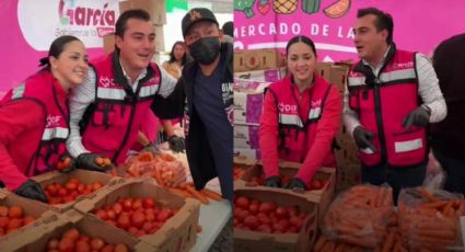 Con programa "Mercado de la gente" entregan frutas y verduras GRATIS en García