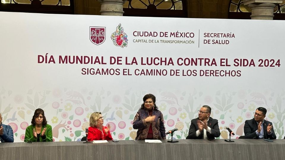 Clara Brugada destacó las acciones del gobierno de la CDMX para prevenir el VIH.