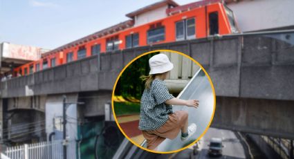 Niña cae de escaleras del CETRAM Periférico Oriente porque en lugar de cristal tenían un hule