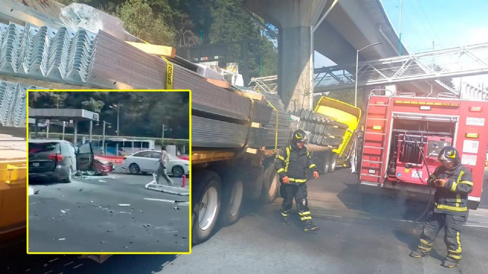 El impacto ocurrió a la altura de la caseta de La Venta, donde elementos de emergencias ya se encuentran atendiendo a las víctimas.