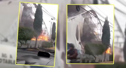 Incendio en Teoloyucan, Edomex: reportan fuego en bazar navideño; así luce | VIDEO