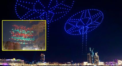 Drones se estrellan en pleno espectáculo navideño en Orlando, dejando a una persona herida: Video