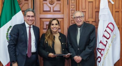 Mara Lezama y secretario de Salud, David Kershenobich, atienden necesidades de quintanarroenses