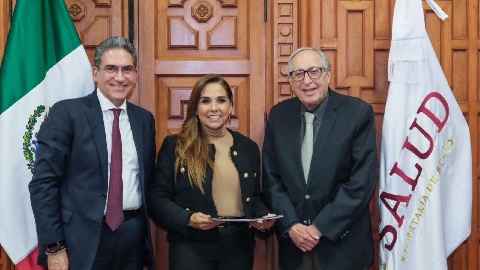 Mara Lezama y el secretario de Salud David Kershenobich tuvieron una reunión de trabajo.