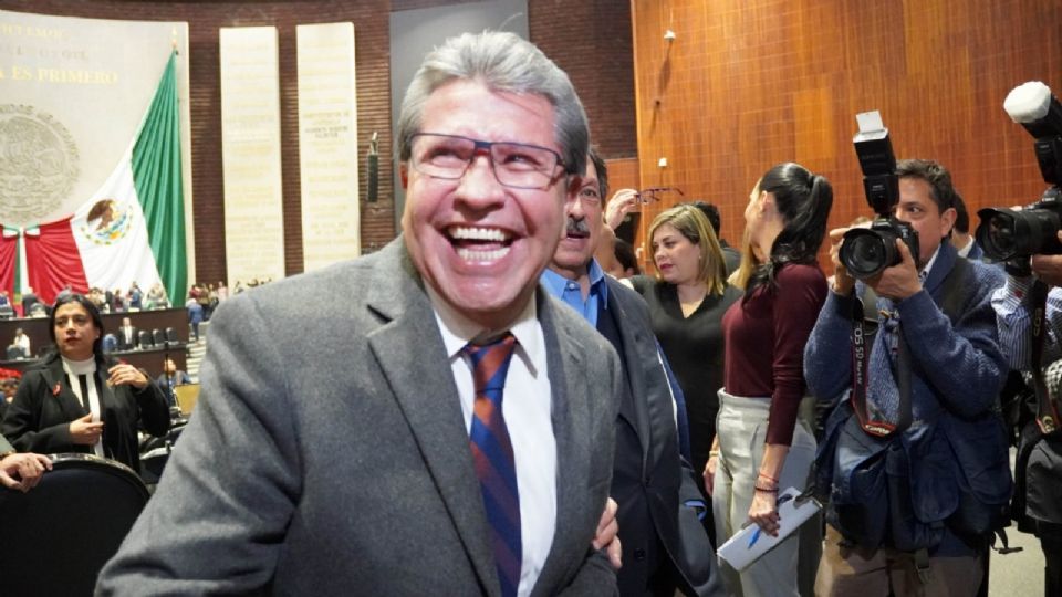 Ricardo Monreal, líder de la bancada del Morena en la Cámara de Diputados.