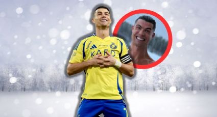 Cristiano Ronaldo celebra la Navidad en medio de la nieve… sin playera