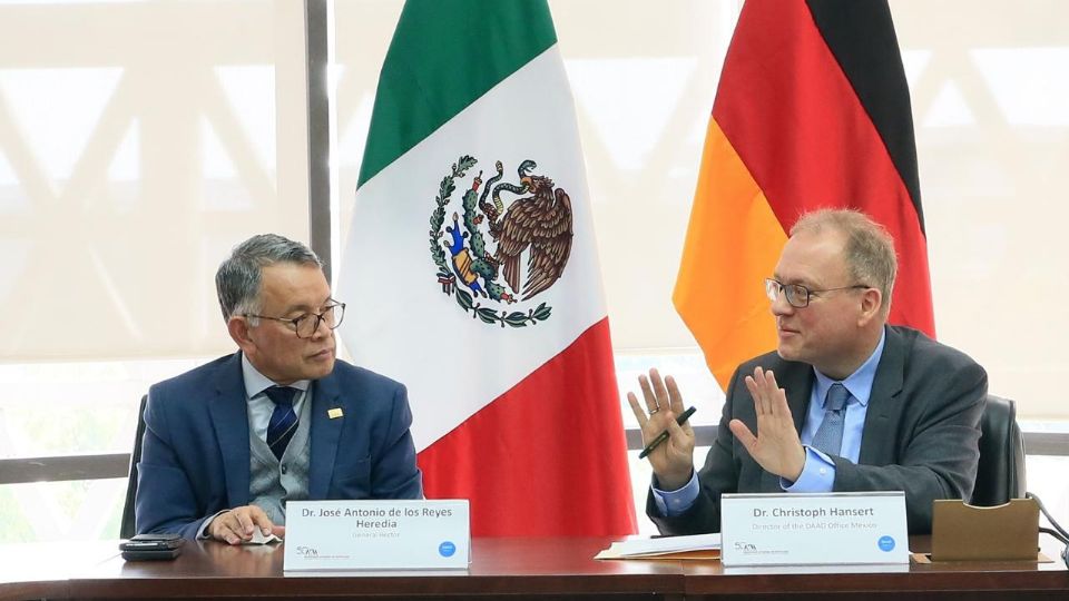 José Antonio De los Reyes Heredia, rector general de la UAM, recalcó que un importante componente de profesoras y profesores han sido formados en Alemania.