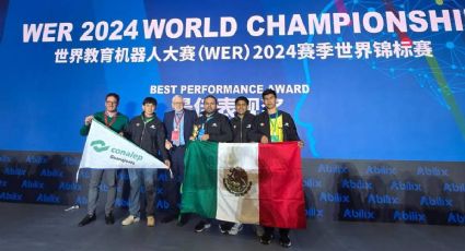 Estudiantes del Conalep logran el primer lugar en el Torneo Mundial de Robótica en China