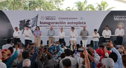 Inaugura Claudia Sheinbaum último tramo de autopista Jala-Puerto Vallarta; reducirá trayecto de Nayarit a Jalisco