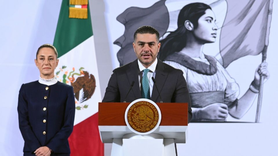 Omar García Harfuch dio un informe junto con Claudia Sheinbaum sobre Culiacán, Sinaloa.