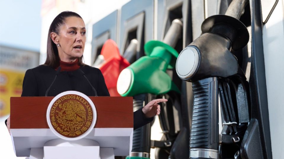 La presidenta Claudia Sheinbaum desmintió un gasolinazo en 2025.