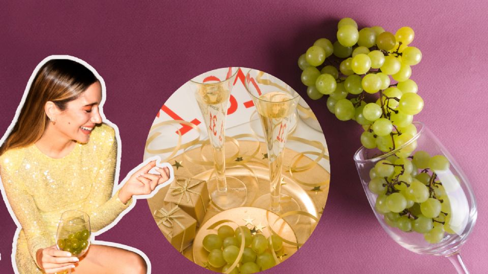 Las uvas son un ingredientes esencial para la celebración de Año Nuevo.