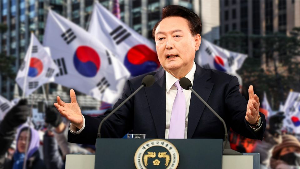 Yoon Suk-yeol, presidente de Corea del Sur.