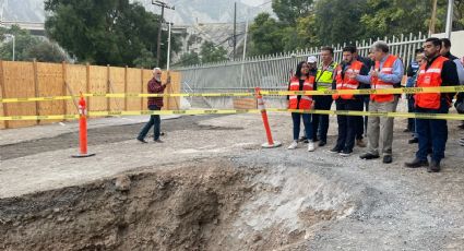 Realizan reconexión del acueducto que surte de agua a Santa Catarina y García