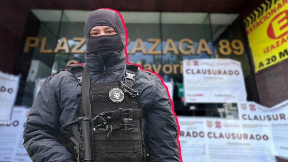 La plaza Izazaga 89 fue clausurada por contrabando.