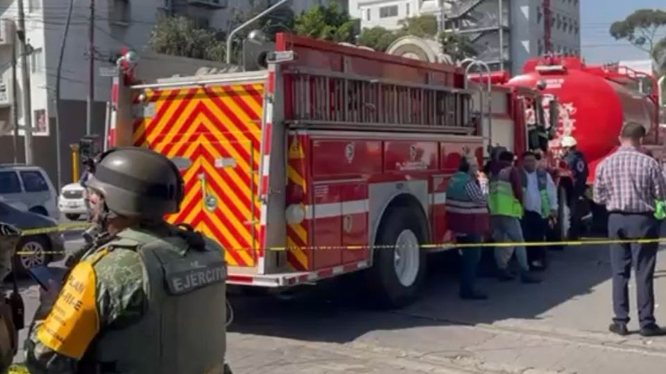 El área también quedó resguardada por elementos del Ejército Mexicano  y de la Guardia Nacional.