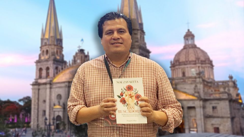 Noé Zavaleta es originario de Veracruz y es autor de un libro en el que habla de los delitos cometidos por el exgobernador Javier Duarte.