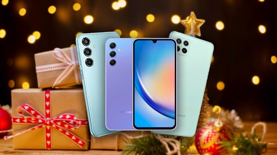 Estos celulares Samsung son ideales para un regalo navideño