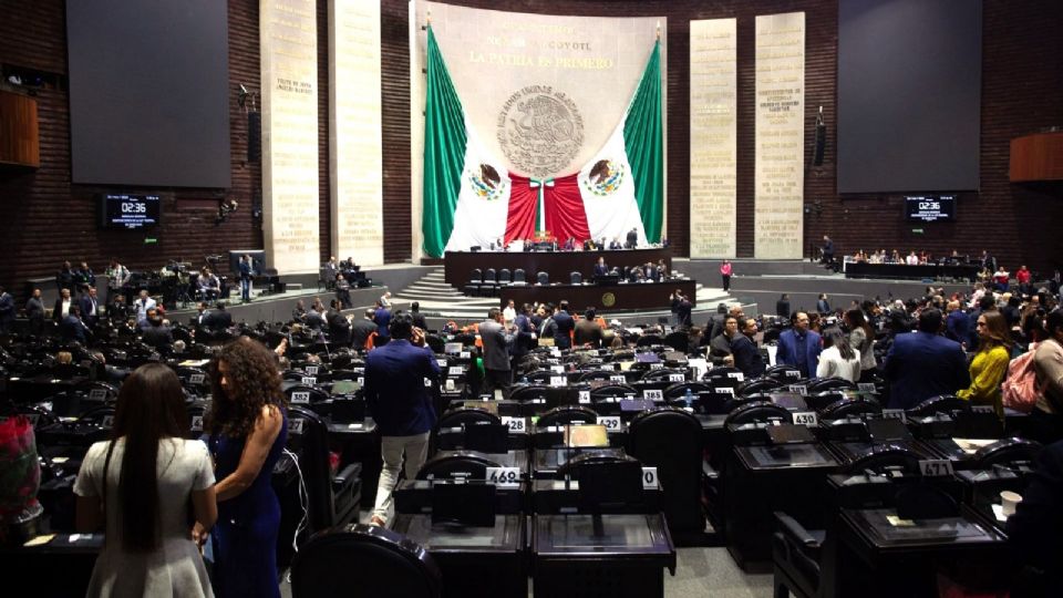 Sesión en la Cámara de Diputados.