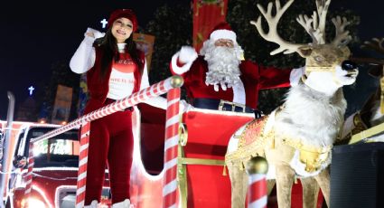 Guadalupe celebra el inicio de la Navidad con el encendido del Pino Navideño