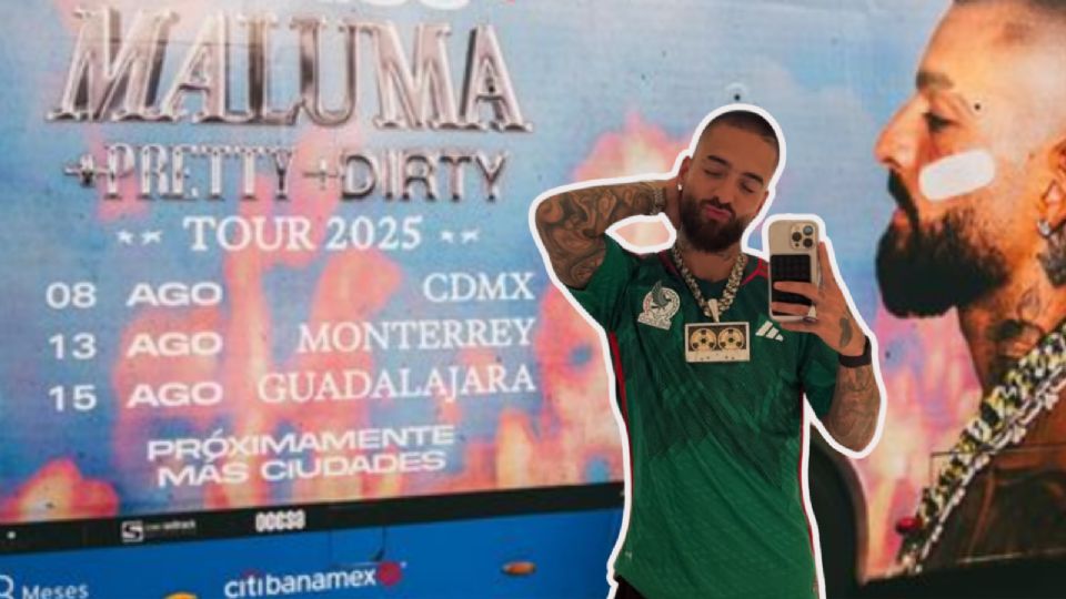 Maluma se dio el tiempo para promocionar su tour en la Ciudad de México.