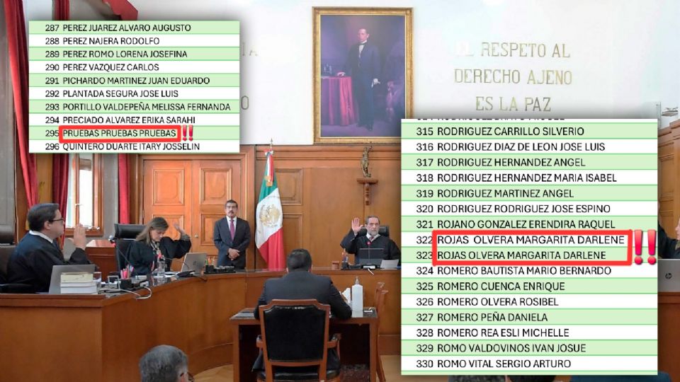 Errores en el registro al Poder Judicial: entre desaseo y dudas democráticas.