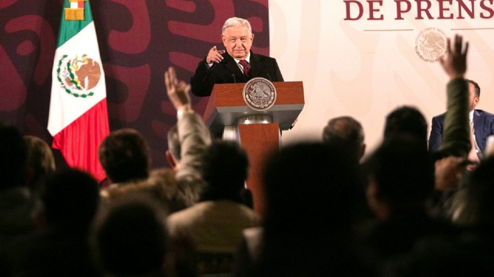 Conferencia matutina de AMLO.