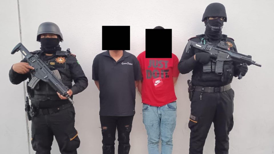 Detenidos con armas