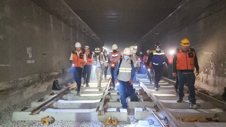 Muestran avances en trabajos de Línea 1 del Metro.