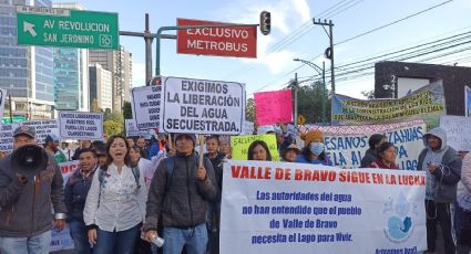 Pobladores de Valle de Bravo denuncian que el agua es desviada a lagos particulares