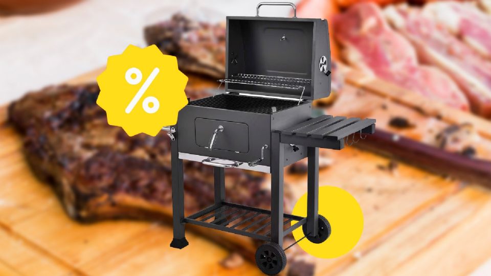 Llévate el asador de carbón Congo a un precio increíble en Coppel.