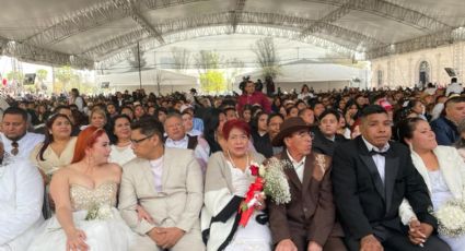 Mil 740 parejas se casan en Matrimonios Colectivos de Nuevo León