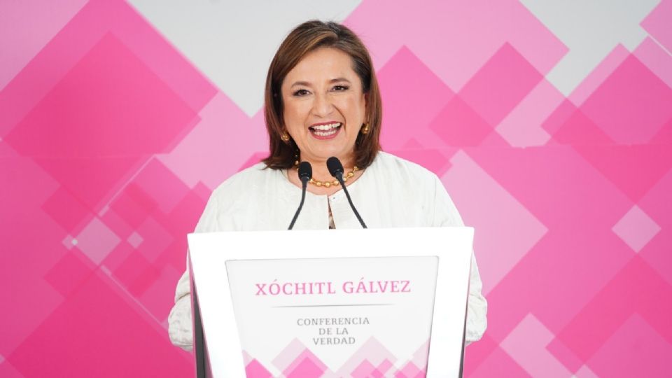 Xóchitl Gálvez, precandidata de Fuerza y Corazón por México.