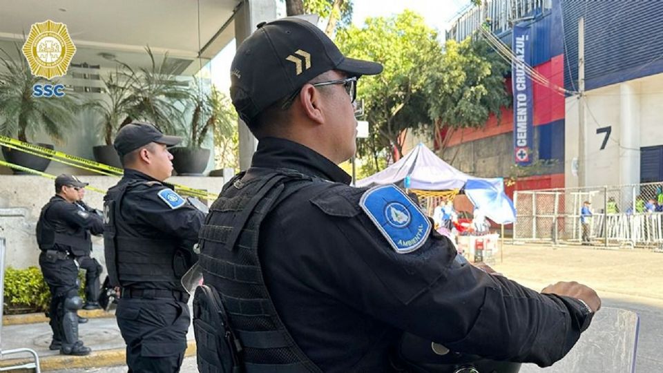 Operativo por juego Cruz Azul vs Tigres.