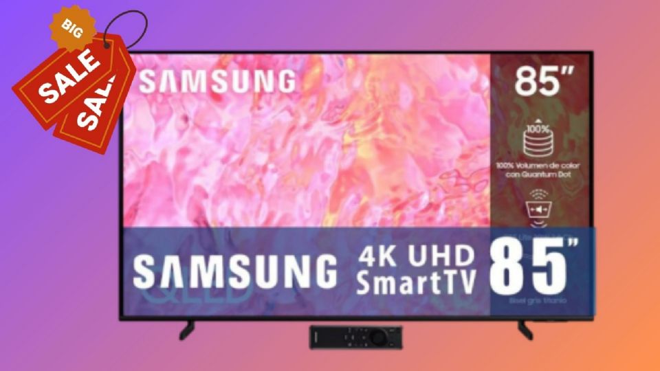 Pantalla Samsung 4K Ultra HD de 85' con 5 mil pesos de descuento en Walmart