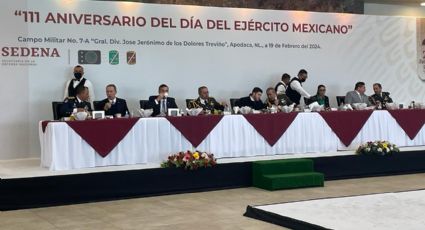 Realizan ceremonia de conmemoración del aniversario 111 del Ejército Mexicano en Nuevo León
